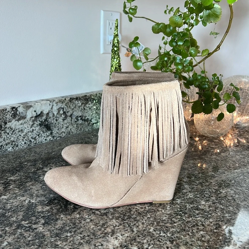 Chinese Laundry Fringe Booties